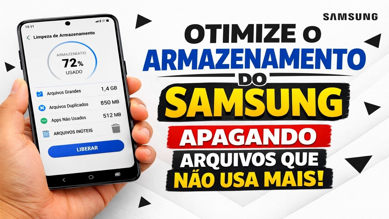 ► Otimize o armazenamento do Samsung apagando arquivos que não usa mais