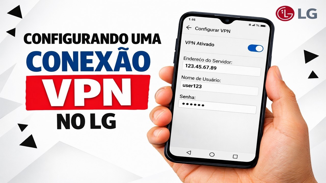 ► Configurando uma conexão VPN no LG