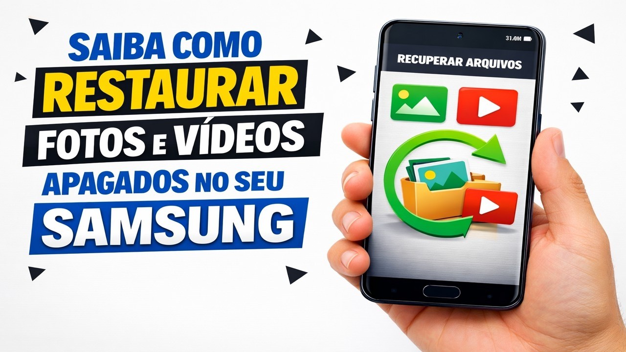 ► Saiba como restaurar fotos e vídeos apagados no seu Samsung