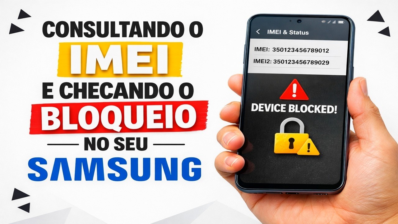 ► Consultando o IMEI e checando o bloqueio no seu Samsung
