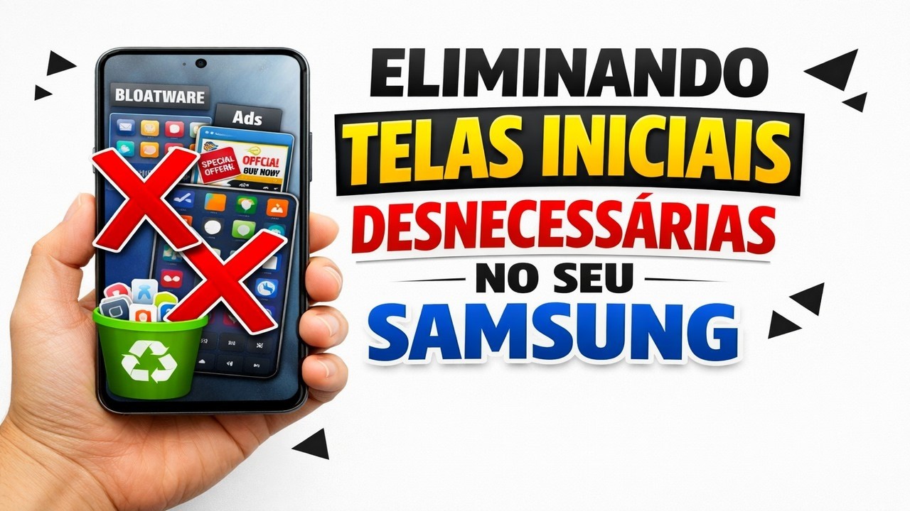 ► Eliminando telas iniciais desnecessárias no seu Samsung