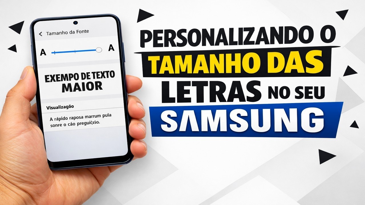 ► Personalizando o tamanho das letras no seu Samsung ► Personalizando o tamanho das letras no seu Samsung