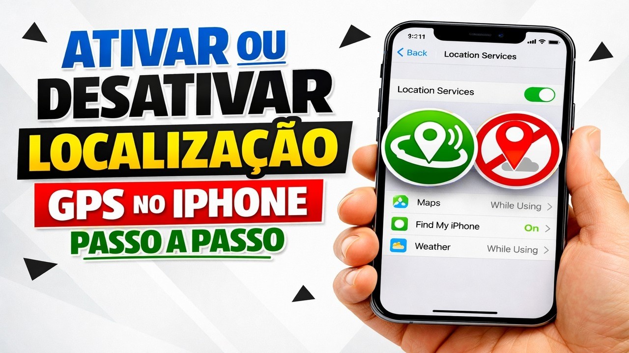 ► Ativar ou Desativar a Localização GPS no iPhone Passo a Passo