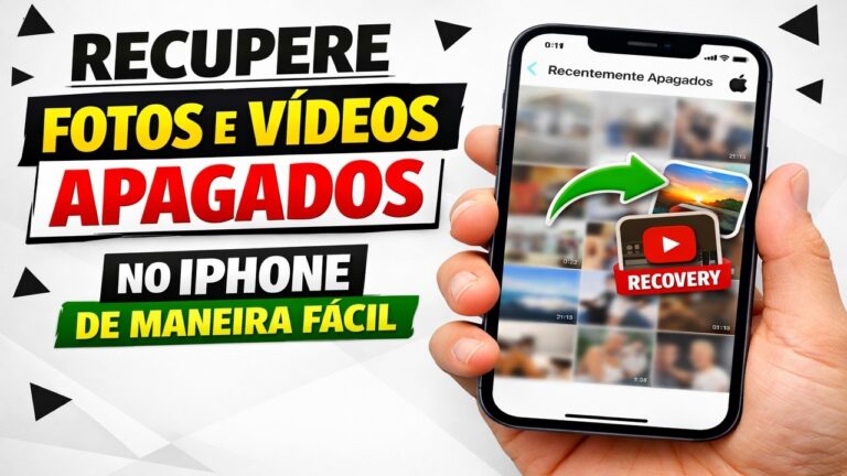 ► Recupere Fotos e Vídeos Apagados no iPhone de Maneira Fácil ► Recupere Fotos e Vídeos Apagados no iPhone de Maneira Fácil