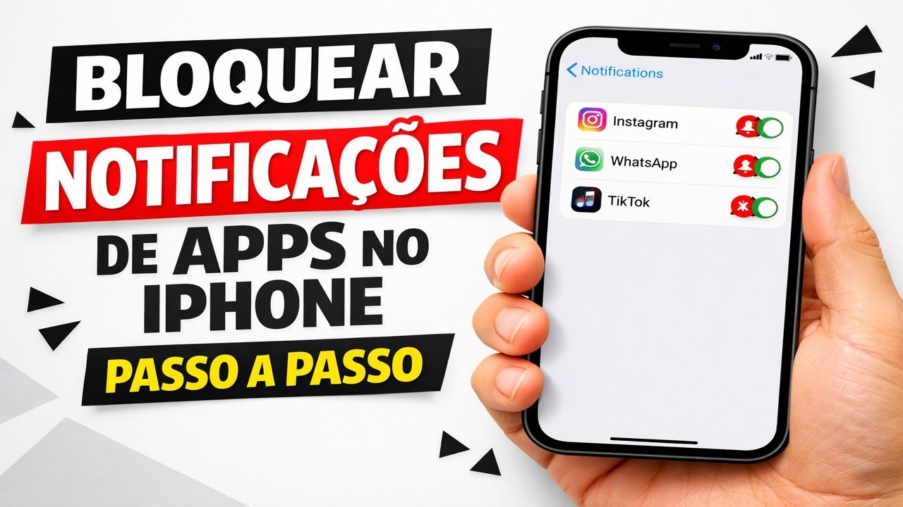 ► Bloquear Notificações de Apps no iPhone Passo a Passo