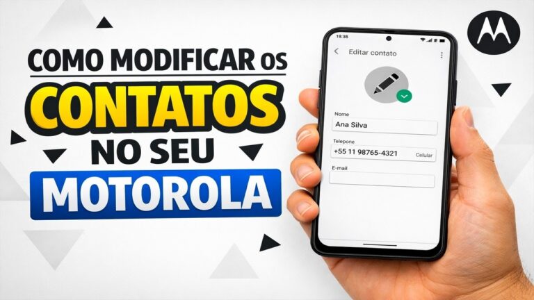 ► Como Modificar os Contatos no Seu Motorola