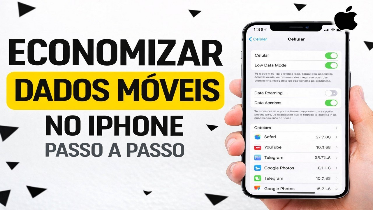 ► Economizar Dados Móveis no iPhone Passo a Passo