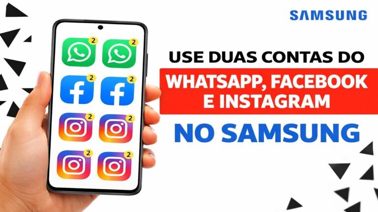 ► Use duas contas do WhatsApp, Facebook e Instagram no Samsung