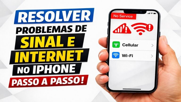 ► Resolver Problemas de Sinal e Internet no iPhone Passo a Passo