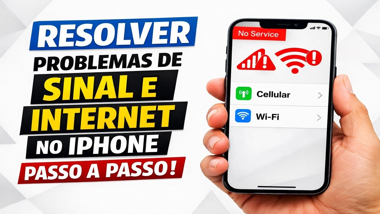 ► Resolver Problemas de Sinal e Internet no iPhone Passo a Passo