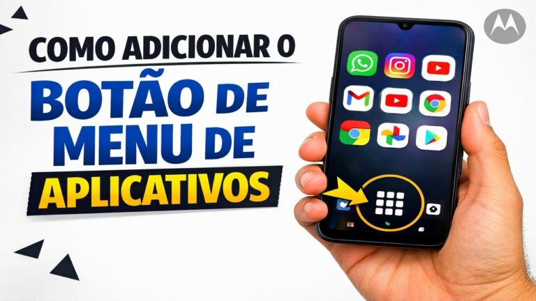 ► Como Adicionar o Botão de Menu de Aplicativos no Motorola