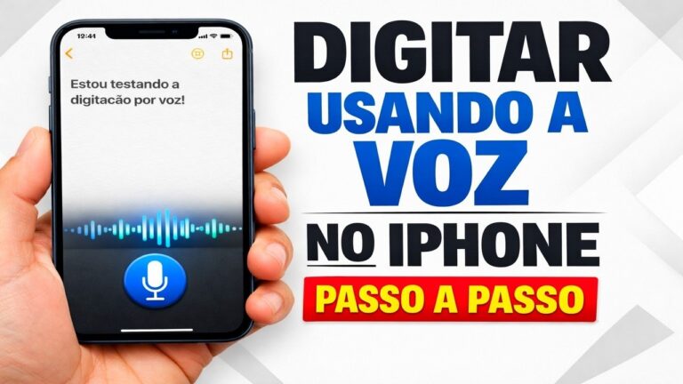 ► Digitar Usando a Voz no iPhone Passo a Passo