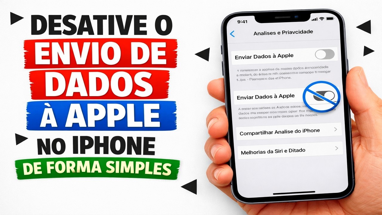 ► Desative o Envio de Dados à Apple no iPhone de Forma Simples ► Desative o Envio de Dados à Apple no iPhone de Forma Simples