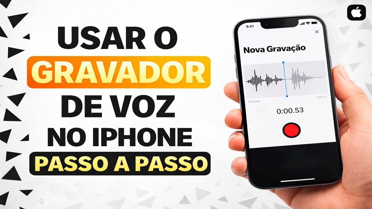 ► Usar o Gravador de Voz no iPhone Passo a Passo