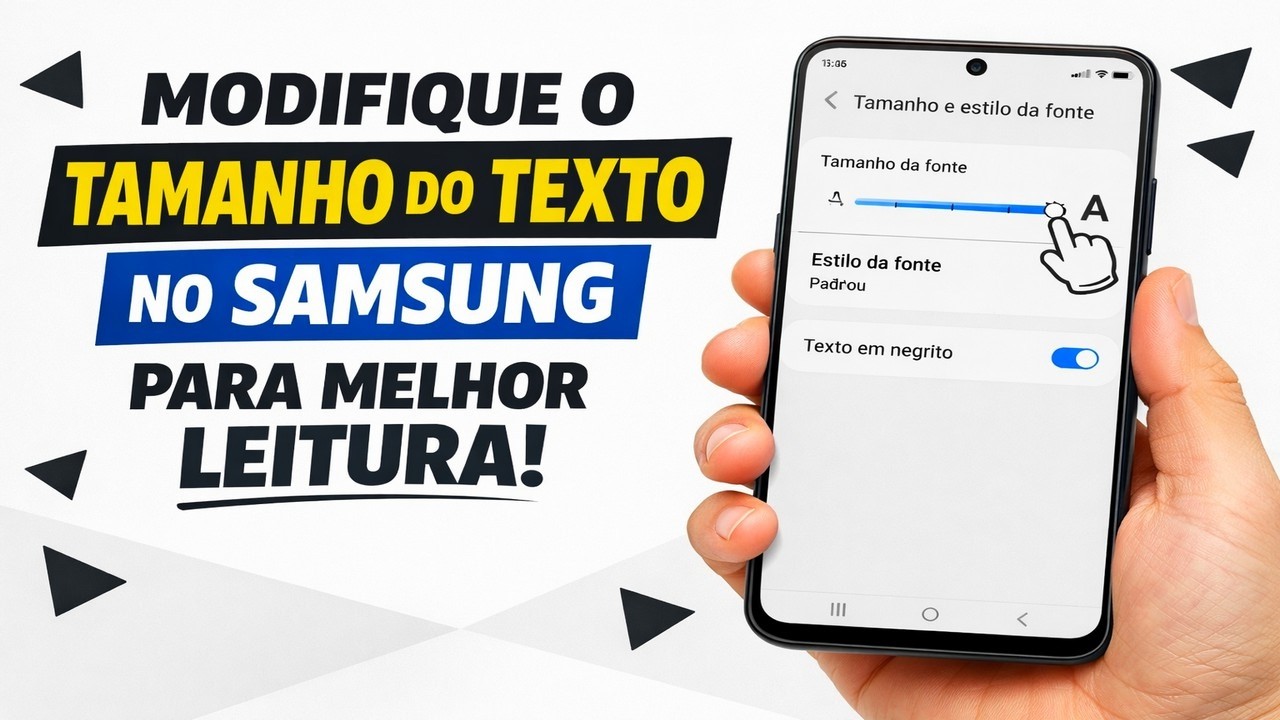 ► Modifique o tamanho do texto no Samsung para melhor leitura