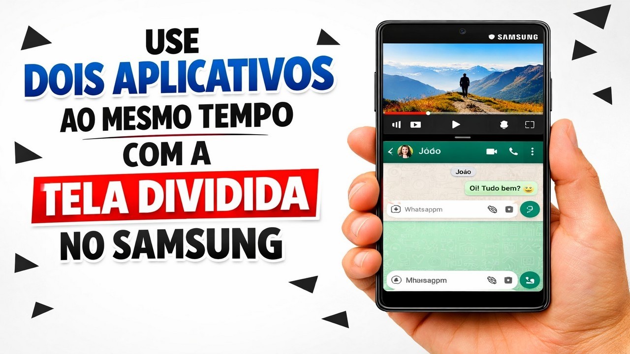 ► Use dois aplicativos ao mesmo tempo com a tela dividida no Samsung