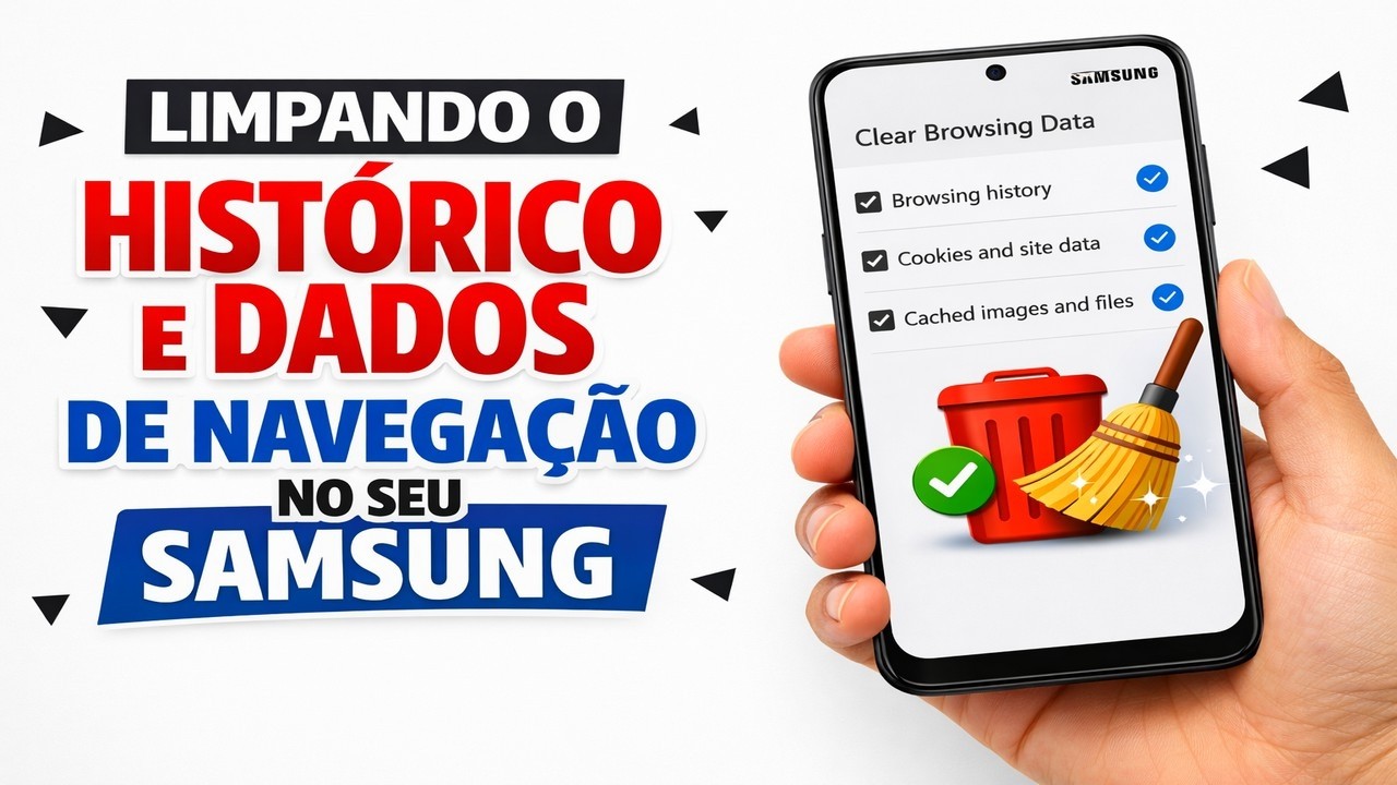 ► Limpando o histórico e dados de navegação no seu Samsung