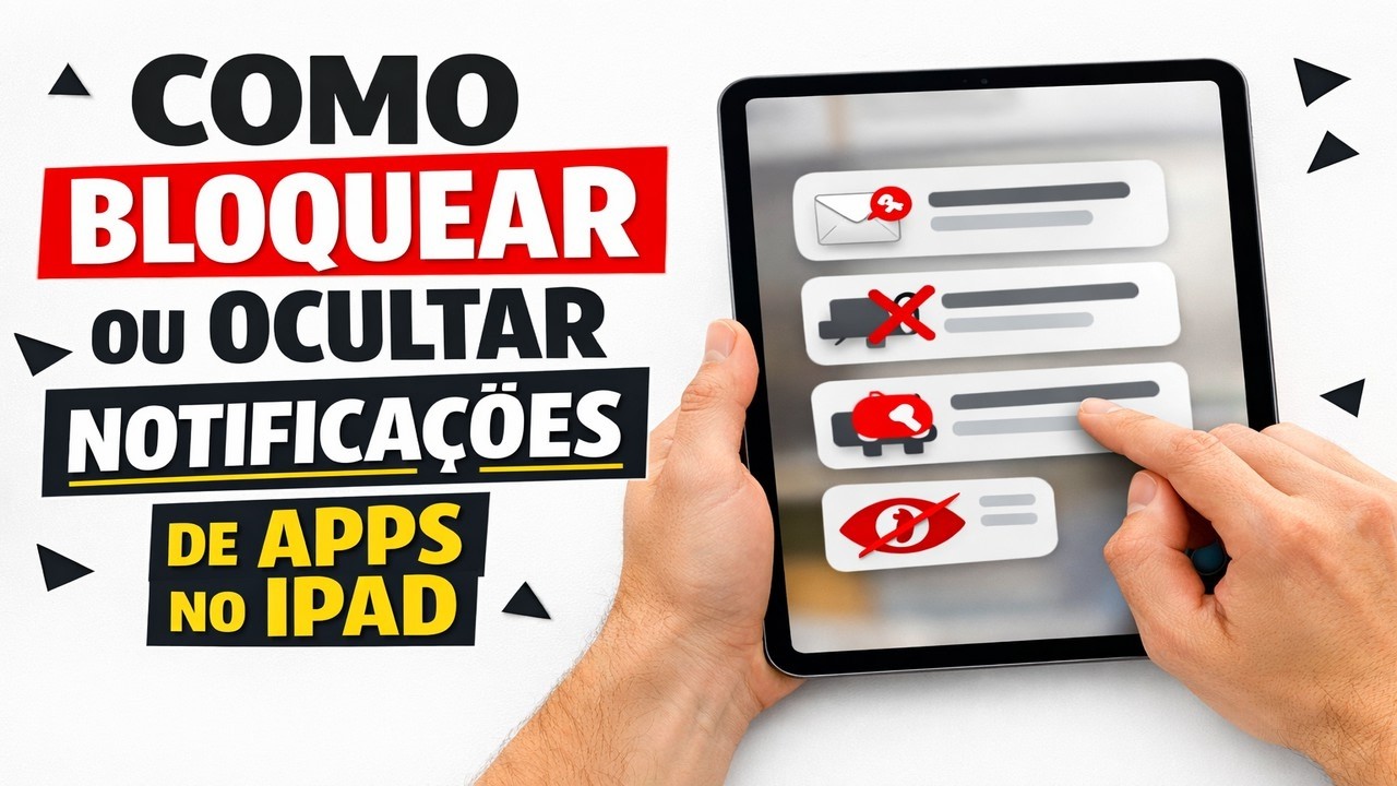 ► Como Bloquear ou Ocultar Notificações de Apps no iPad