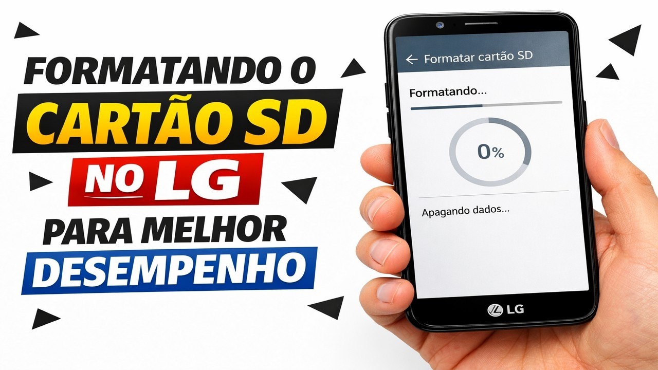 ► Formatando o cartão SD no LG para melhor desempenho