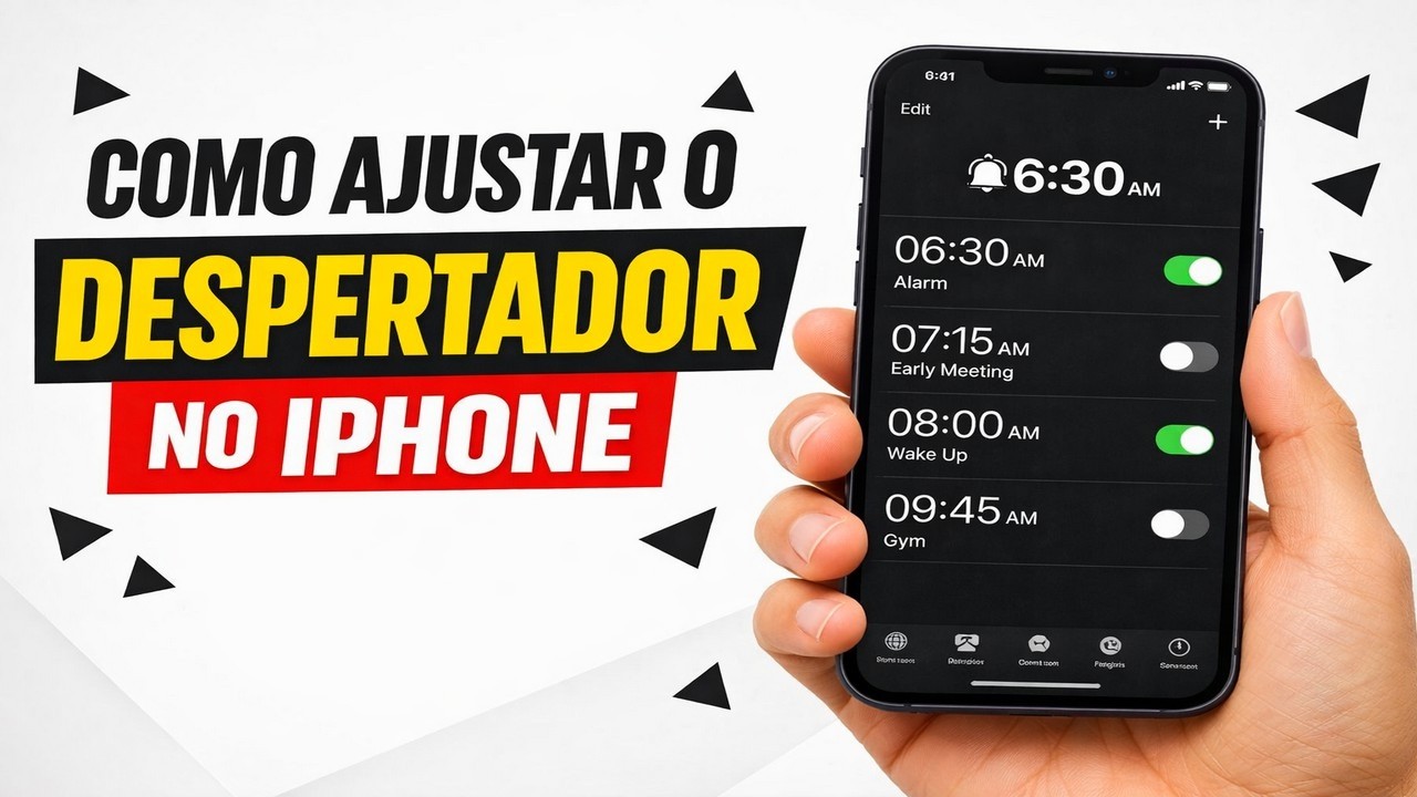 ► Como Ajustar o Despertador no iPhone
