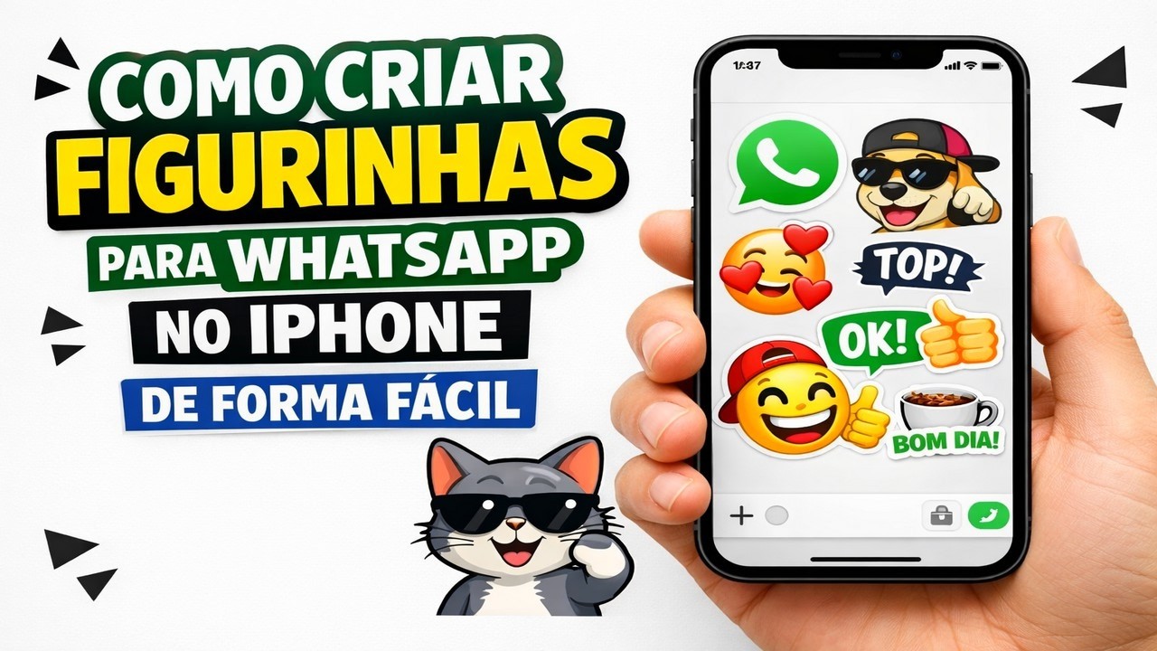 ► Como Criar Figurinhas para WhatsApp no iPhone de Forma Fácil ► Como Criar Figurinhas para WhatsApp no iPhone de Forma Fácil