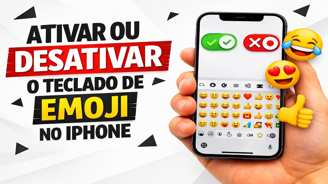 ► Como Ativar ou Desativar o Teclado de Emoji no iPhone