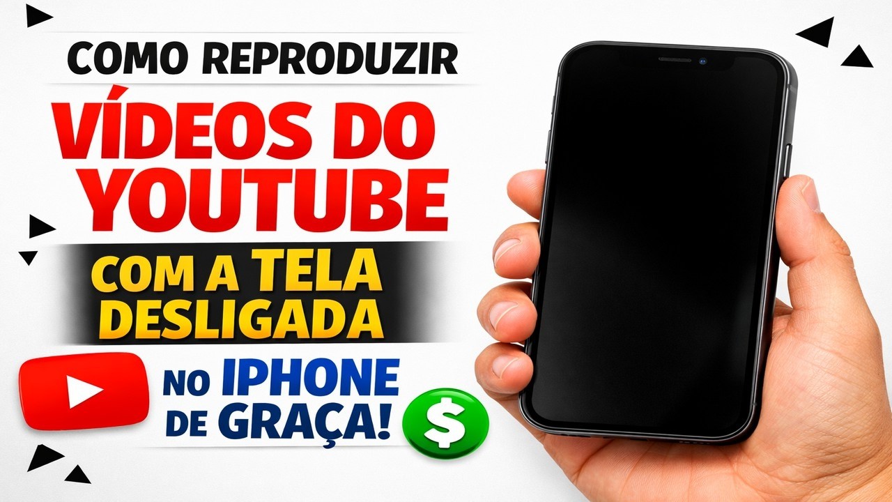 ► Como Reproduzir Vídeos do YouTube com a Tela Desligada no iPhone de Graça
