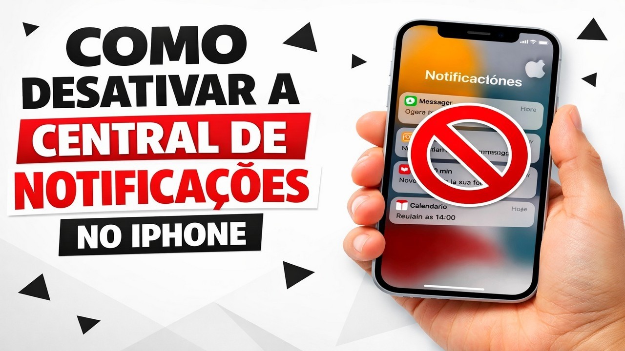 ► Como Desativar a Central de Notificações no iPhone Passo a Passo