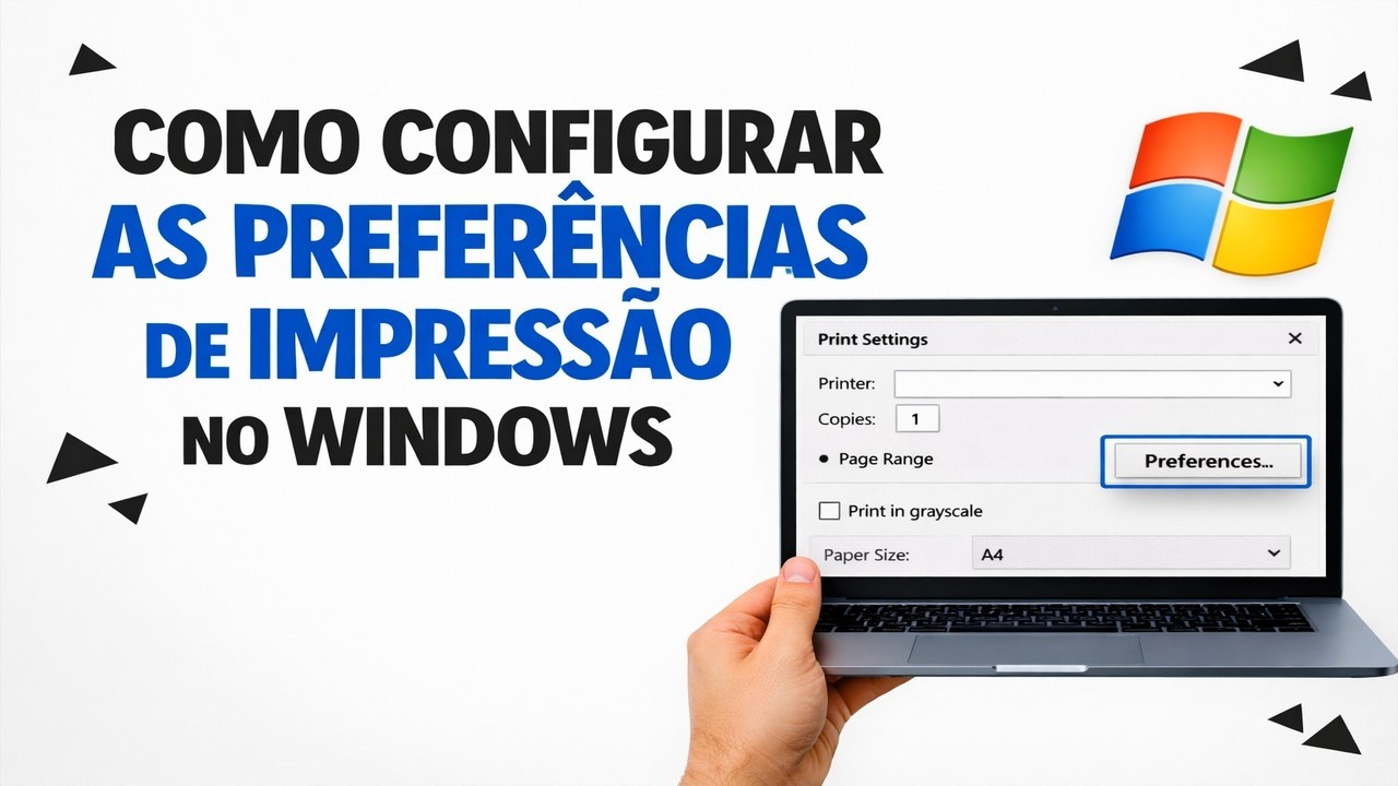 ► Como Configurar as Preferências de Impressão no Windows