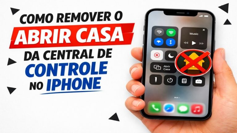 ► Como Remover o Abrir Casa da Central de Controle no iPhone