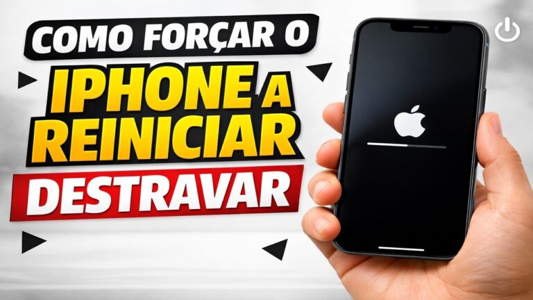 ► Como Forçar o iPhone a Reiniciar DESTRAVAR