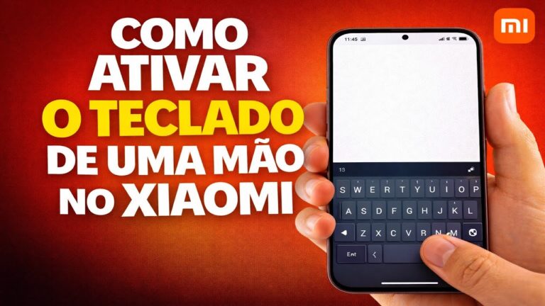 COMO ATIVAR O TECLADO DE UMA MÃO NO XIAOMI