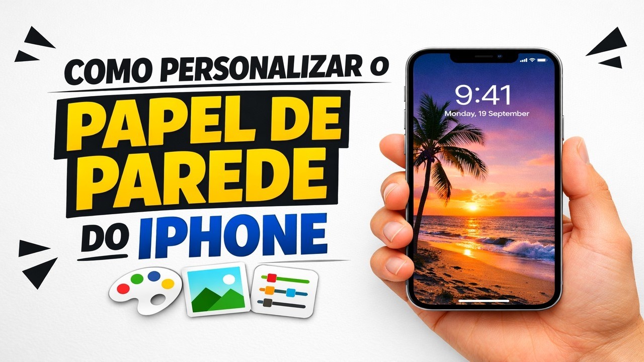 ► Como Personalizar o PAPEL de PAREDE do iPhone