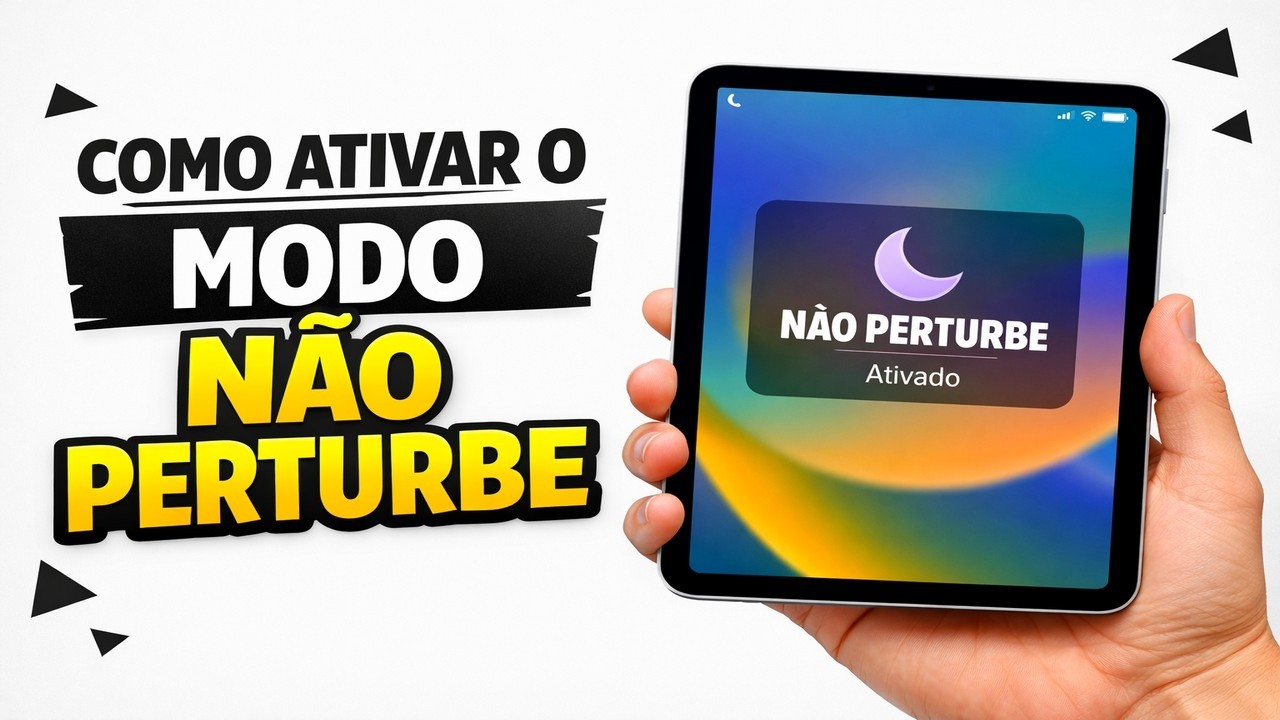 ► Como Ativar o Modo Não Perturbe no iPad