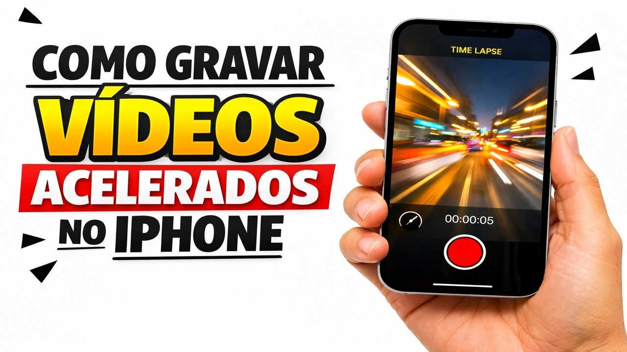 ► Como Gravar Vídeos ACELERADOS no iPhone Time Lapse