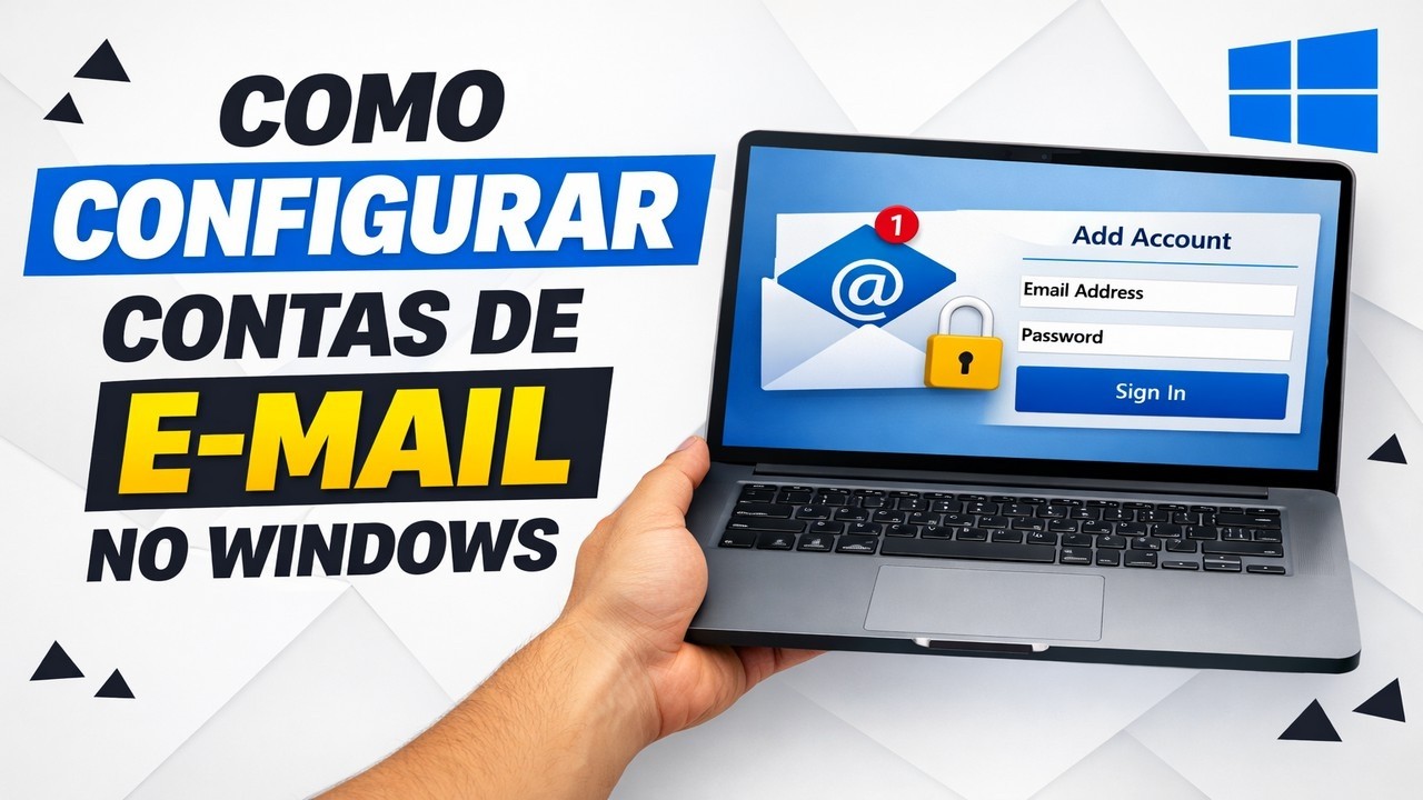 ► Como Configurar Contas de E mail no Windows