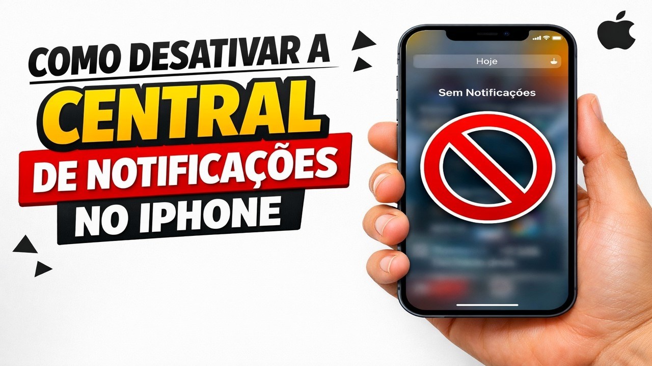 ► Como Desativar a CENTRAL de NOTIFICAÇÕES no iPhone