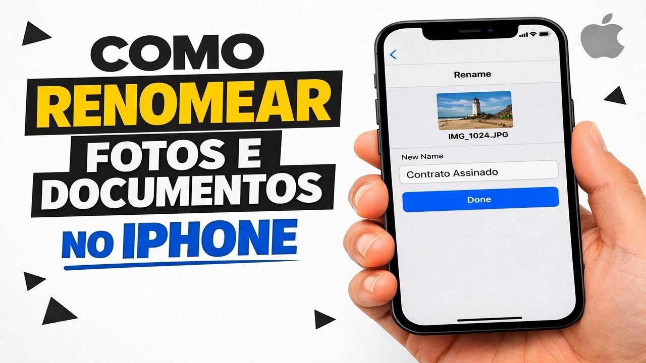 ► Como RENOMEAR Fotos Documentos no iPhone