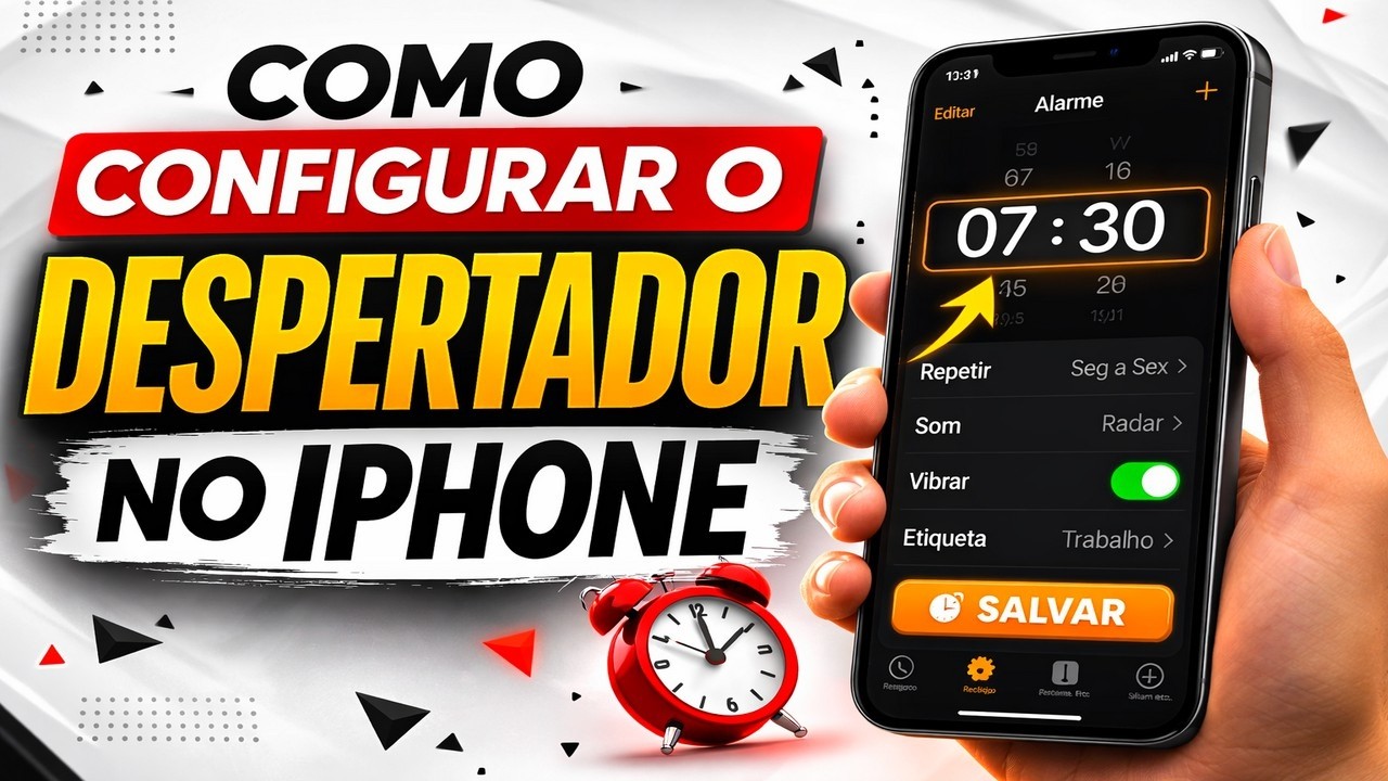 ► Como configurar o DESPERTADOR no iPhone