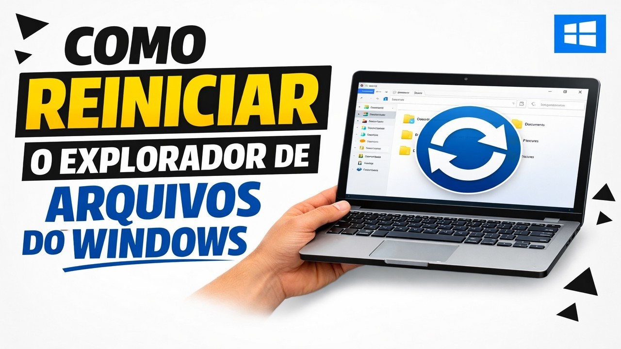 ► Como REINCIAR o Explorador de Arquivos do Windows