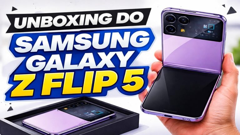 ► Unboxing do Samsung Galaxy Z Flip 5