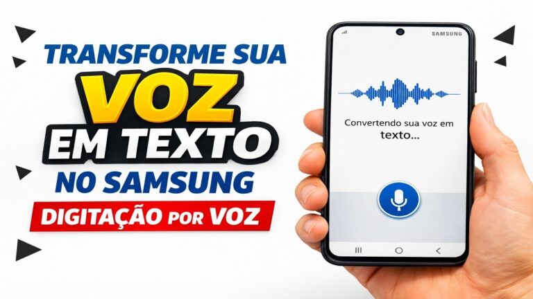 ► Transforme sua VOZ em TEXTO no Samsung Digitação por VOZ