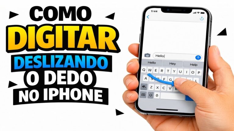 ► Como DIGITAR Deslizando o DEDO no iPhone
