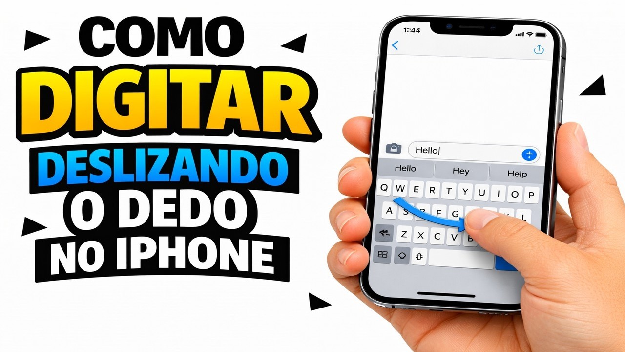 ► Como DIGITAR Deslizando o DEDO no iPhone