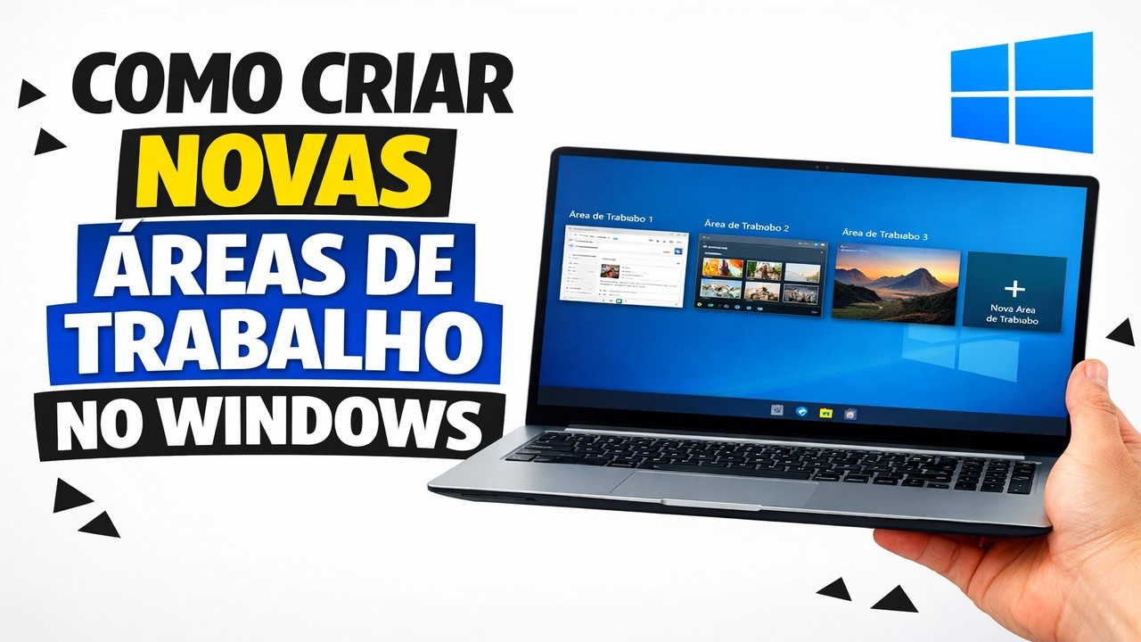 ► Como CRIAR novas ÁREAS DE TRABALHO no Windows