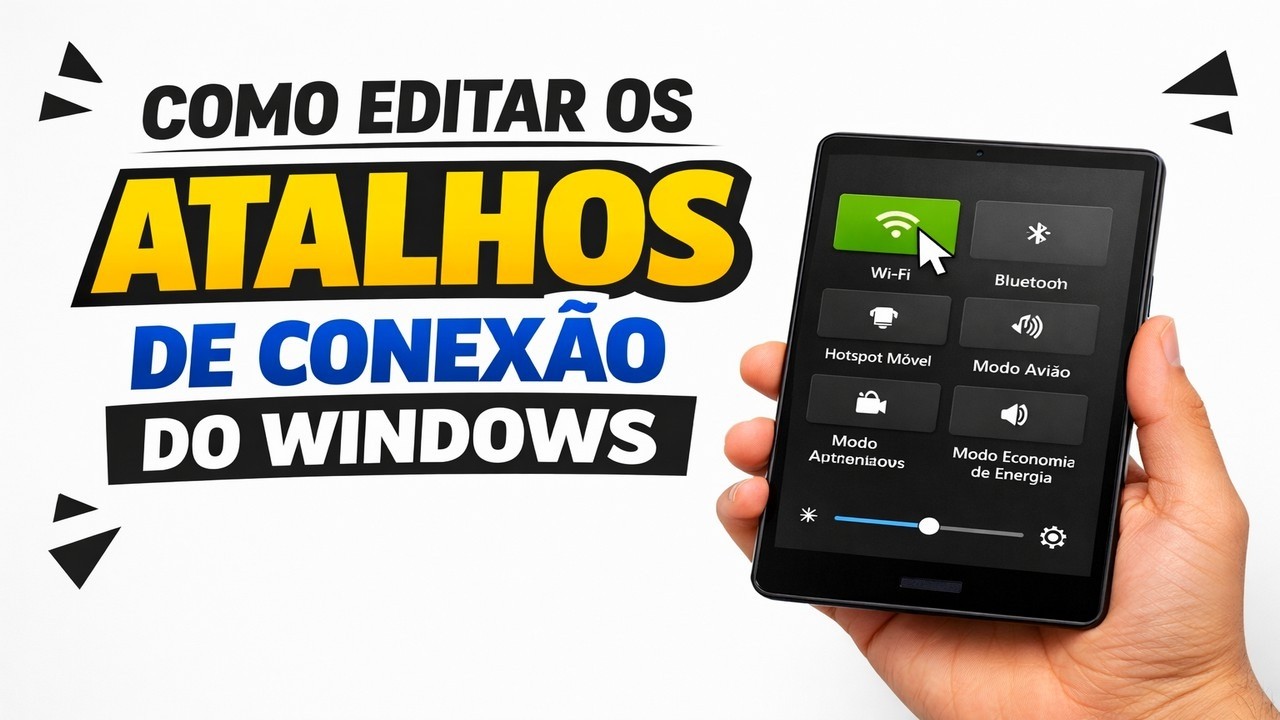 ► Como Editar os ATALHOS de Conexão do Windows
