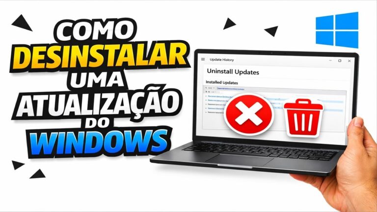 ► Como DESINSTALAR uma ATUALIZAÇÃO do Windows