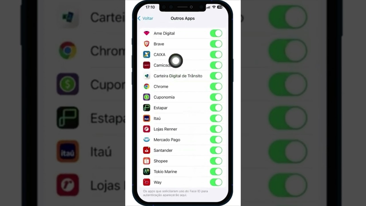 COMO DESLIGAR O FACE ID PARA ABRIR APPS NO IPHONE #Shorts