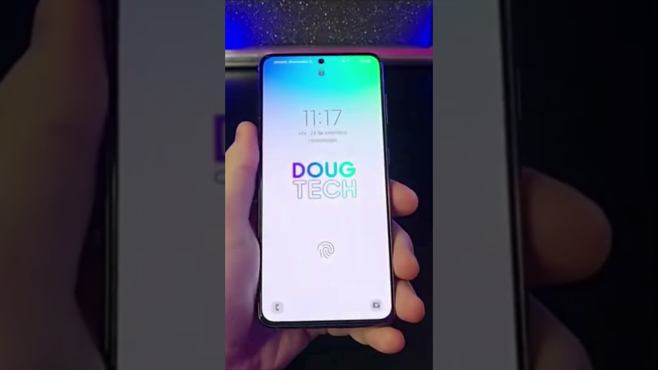 Adicione um recado personalizado na tela de bloqueio do Samsung #Shorts