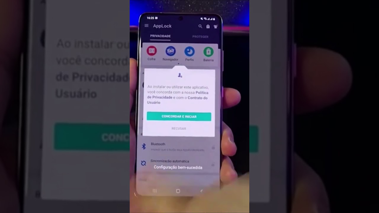 ADICIONE SENHA AOS APLICATIVOS NO SEU SAMSUNG #Shorts